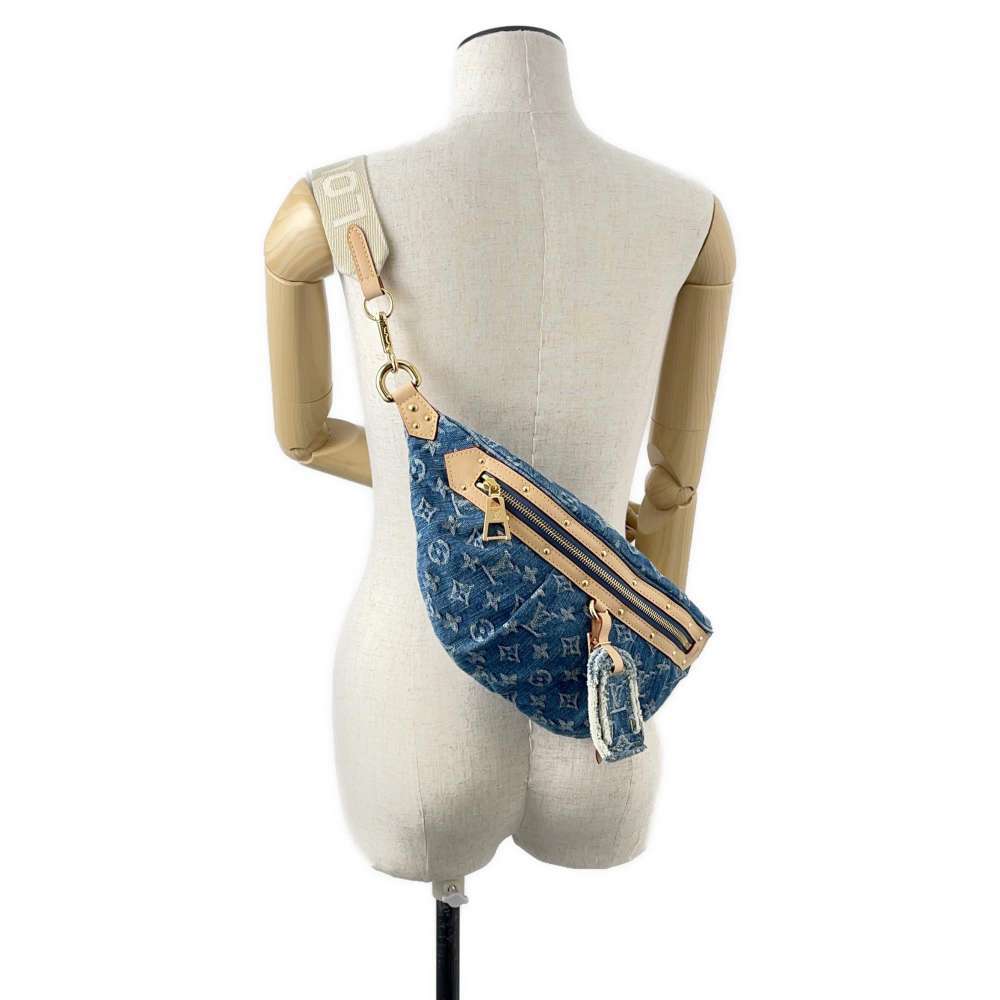 Louis Vuitton High Remix Bag Body Denim Monogram LV Rise